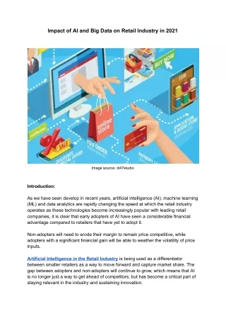 impact of ai and big data on retail industry
