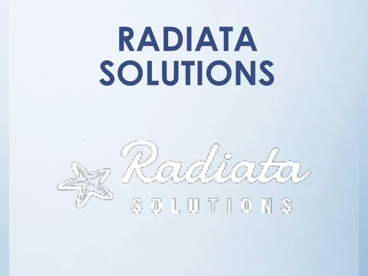 radiata solutions