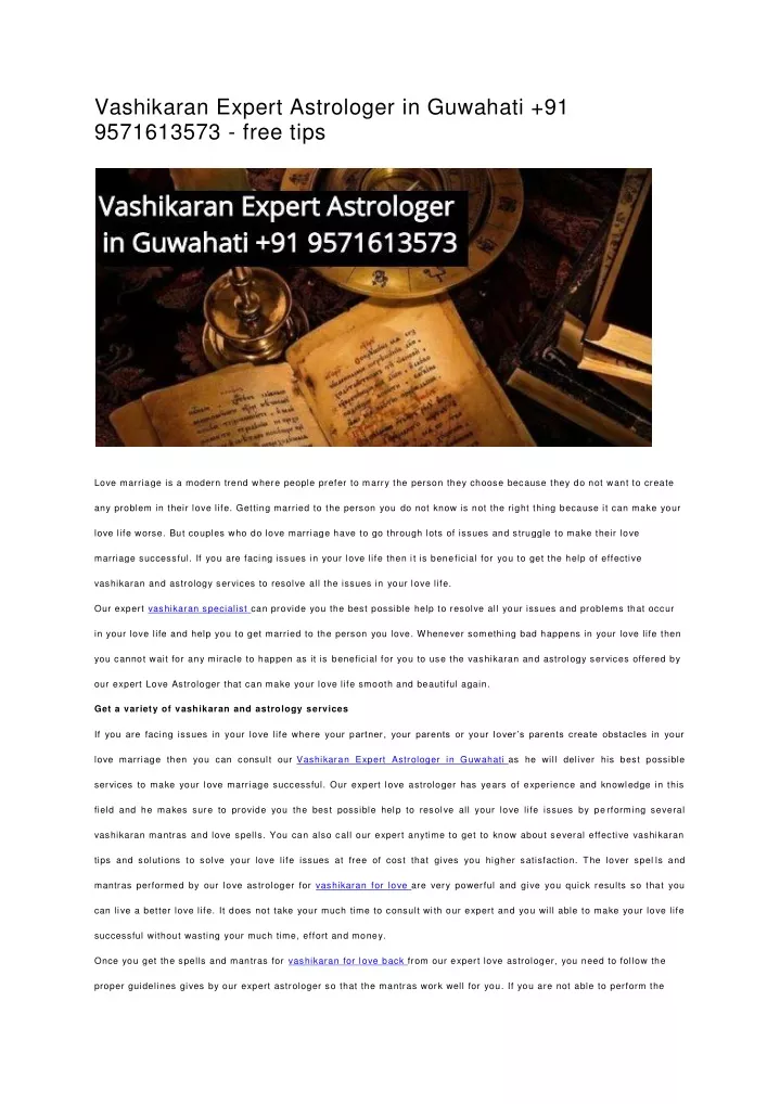 vashikaran expert astrologer in guwahati