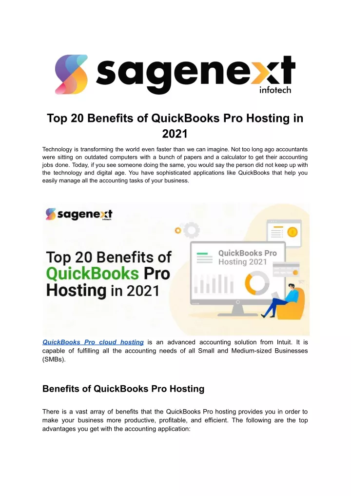 top 20 benefits of quickbooks pro hosting in 2021