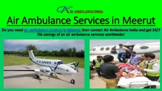 Air Ambulance Services in Meerut