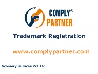 Top Trademark Registration Online in India - Comply Partner