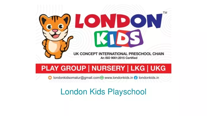 london kids playschool