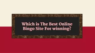 which is the best online bingo site for winning