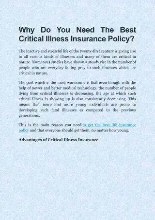 Cheapest critical illness insurance in canada