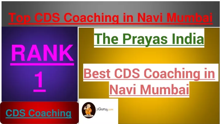 top cds coaching in navi mumbai