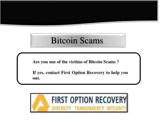 Bitcoin Scams | Bitcoin Scam Recovery | Funds Recovery Group
