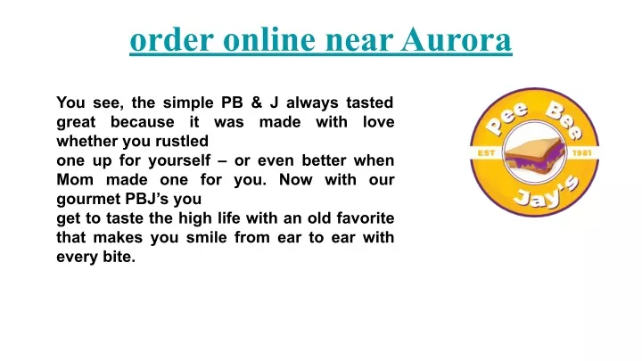 order online near aurora