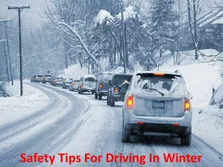 Safety Tips For Driving In Winter