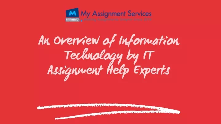 an overview of information technology