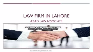 Top Law Firms in Lahore (2021) For Best & Professional Legal Services