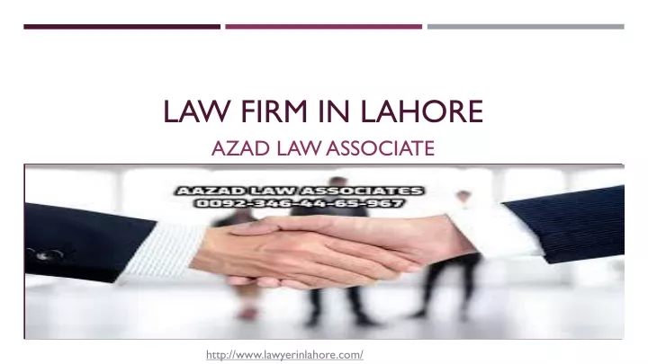 law firm in lahore