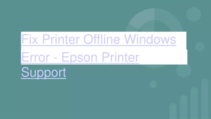 fix printer offline windows 7