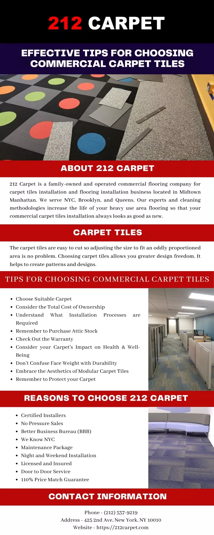 effective tips for choosing commercial carpet