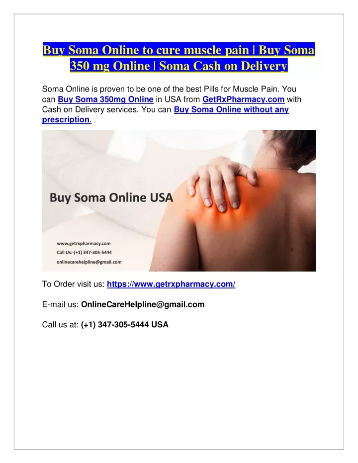 buy soma online to cure muscle pain buy soma