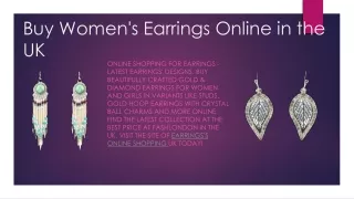 Buy Women's Earrings Online in the UK