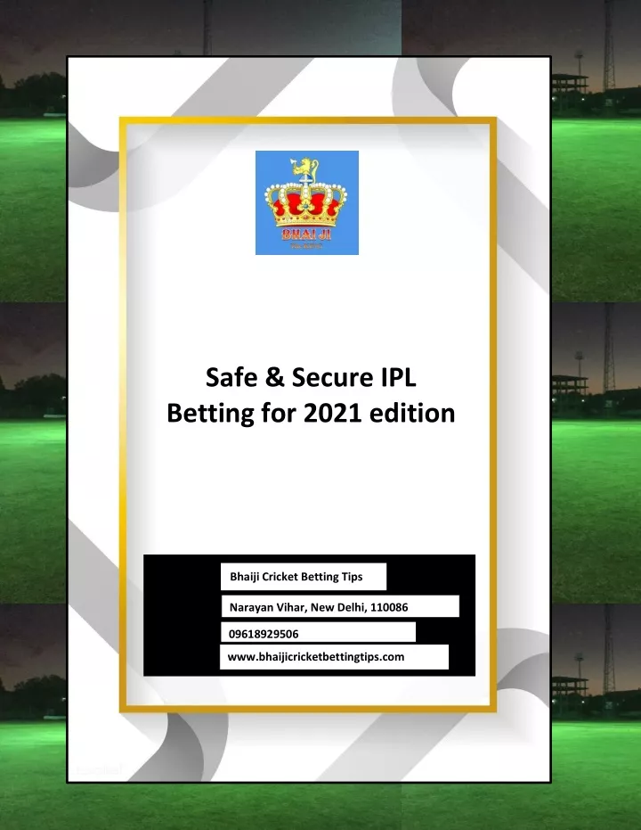 safe secure ipl betting for 2021 edition