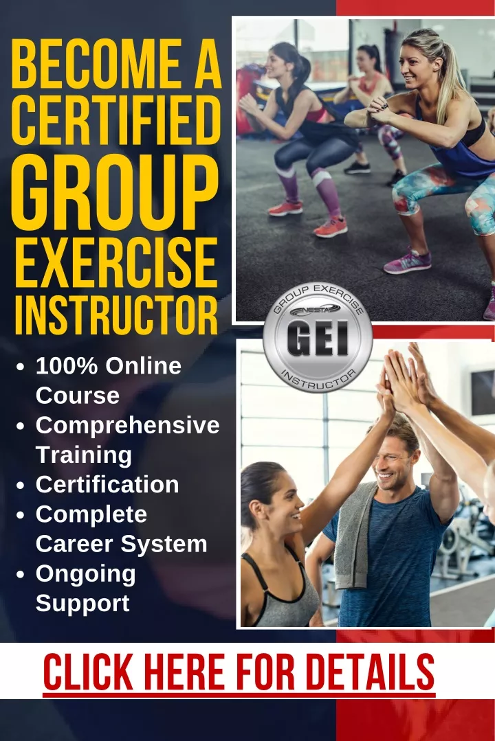 become a certified group exercise instructor