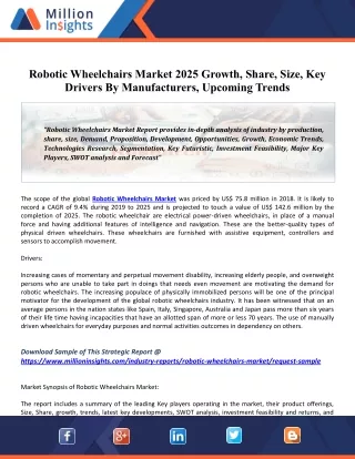 robotic wheelchairs market 2025 growth share size