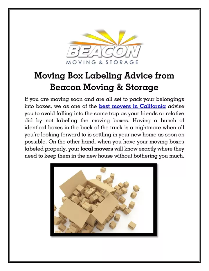 moving box labeling advice from beacon moving
