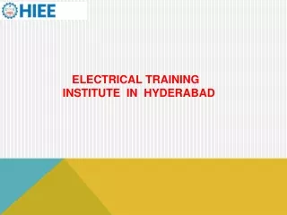electrical training institute in hyderabad