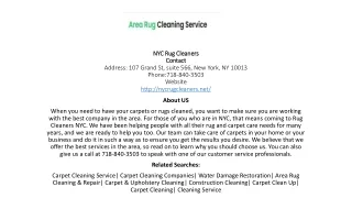 NYC Rug Cleaners