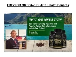 FREZZOR OMEGA-3 BLACK Health Benefits