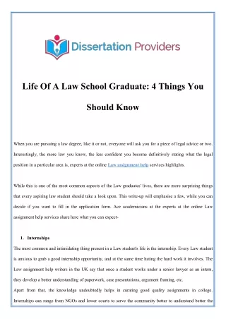 Life Of A Law School Graduate: 4 Things You Should Know