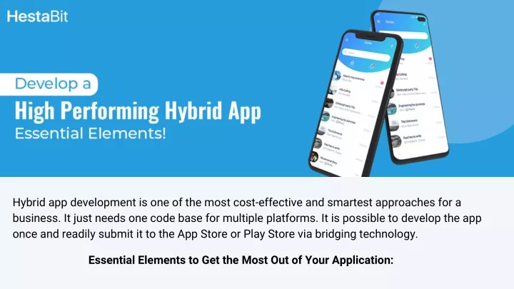 hybrid app development is one of the most cost