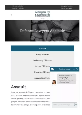 Defence lawyers Adelaide
