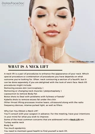What Is A Neck Lift