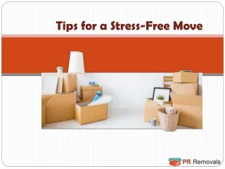 tips for a stress free move