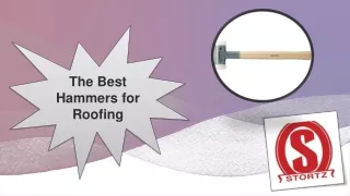 The Best Hammers for Roofing