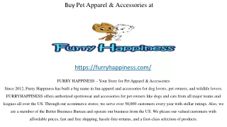 buy pet apparel accessories at