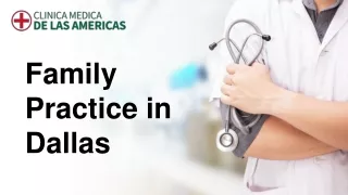 Family Practice in Dallas Minor Emergency in Dallas Infection specialist in Dallas Chronic Illness in Dallas