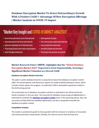 database encryption market to detect