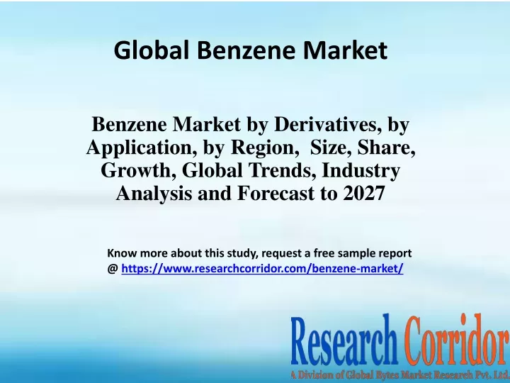 global benzene market