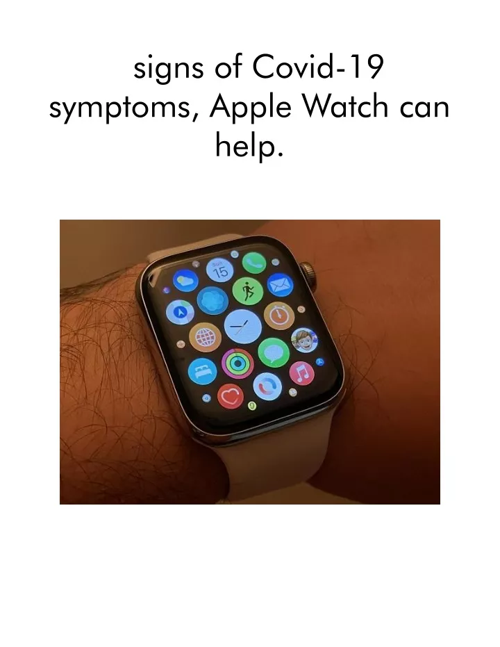 signs of covid 19 symptoms apple watch can help