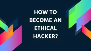 How to become ethical hacker?
