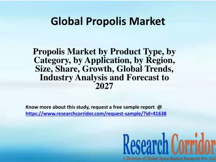 global propolis market