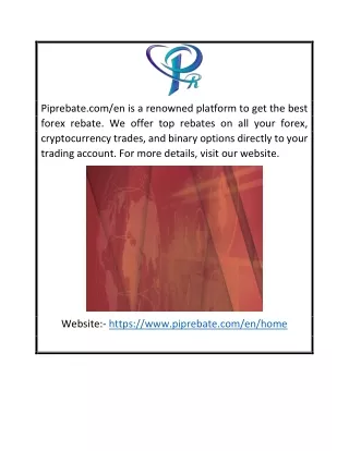 piprebate com en is a renowned platform