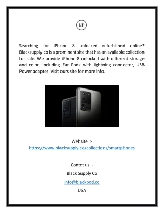 Iphone 8 Unlocked Collection | Blacksupply.co