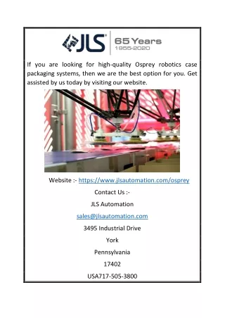 if you are looking for high quality osprey