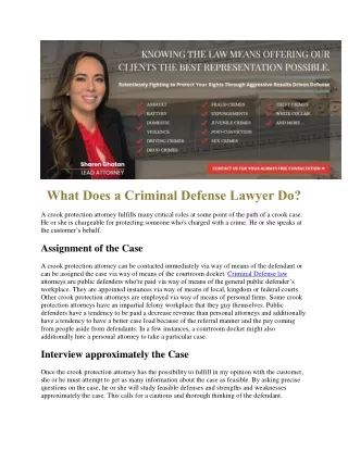 The LA Criminal Defense Law Firm
