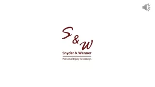 Snyder & Wenner: Scottsdale Experienced Personal Injury Lawyer