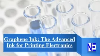 Graphene Ink The Advanced Ink for Printing Electronics