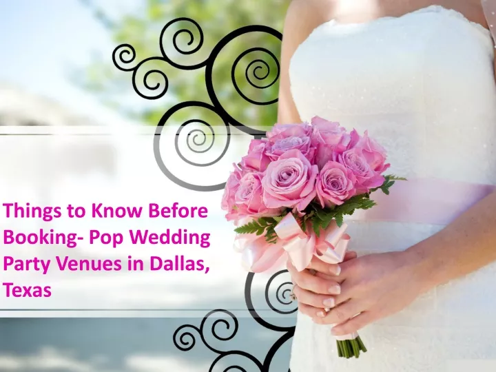 things to know before booking pop wedding party