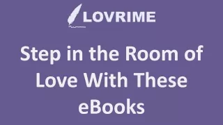 Step in the Room of Love With These eBooks