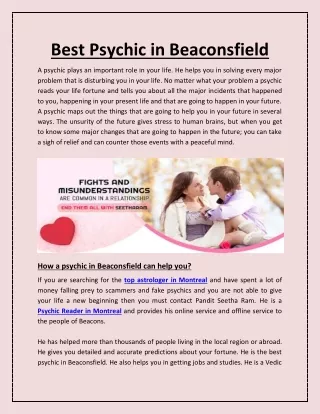 Best Psychic in Beaconsfield