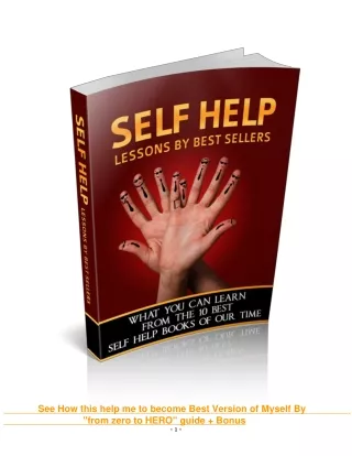 Self Help From Best Sellers